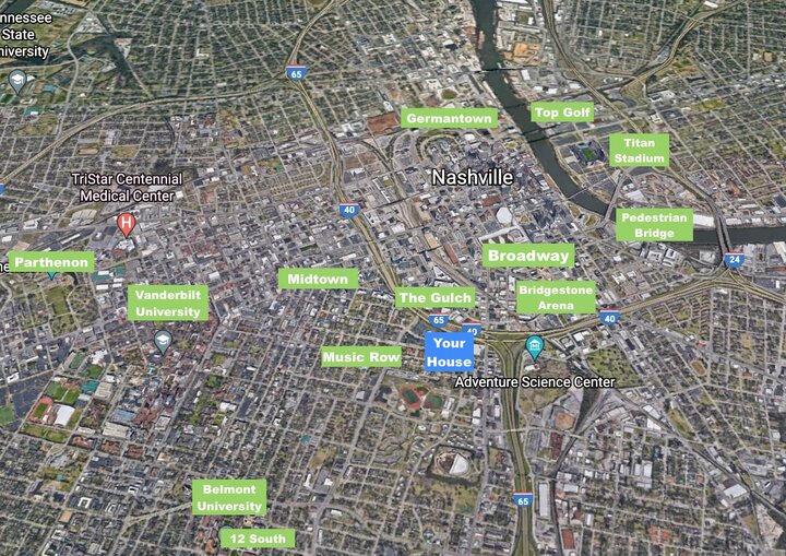 House in Nashville, US