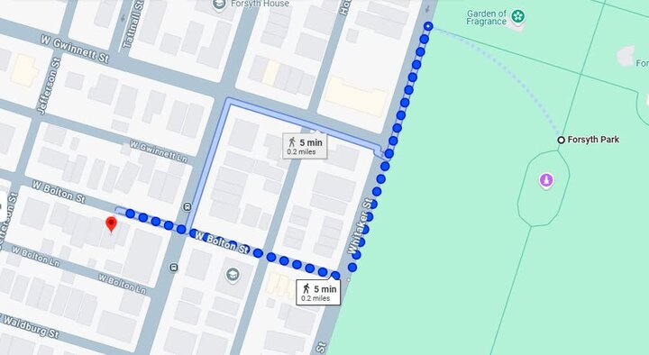 House in Savannah, US