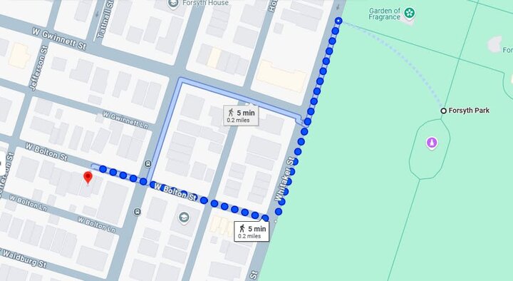 House in Savannah, US